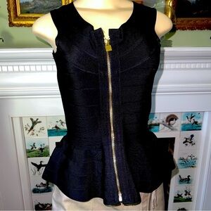 WOMEN’S sleeveless peplum, body hugging top - show off those curves!